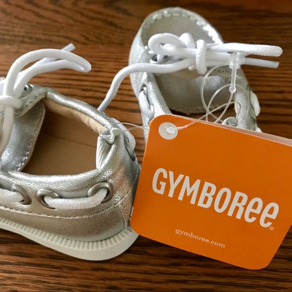 NWT Gymboree Shoes Baby Silver Dress Sneaker Fancy - Picture 3 of 6